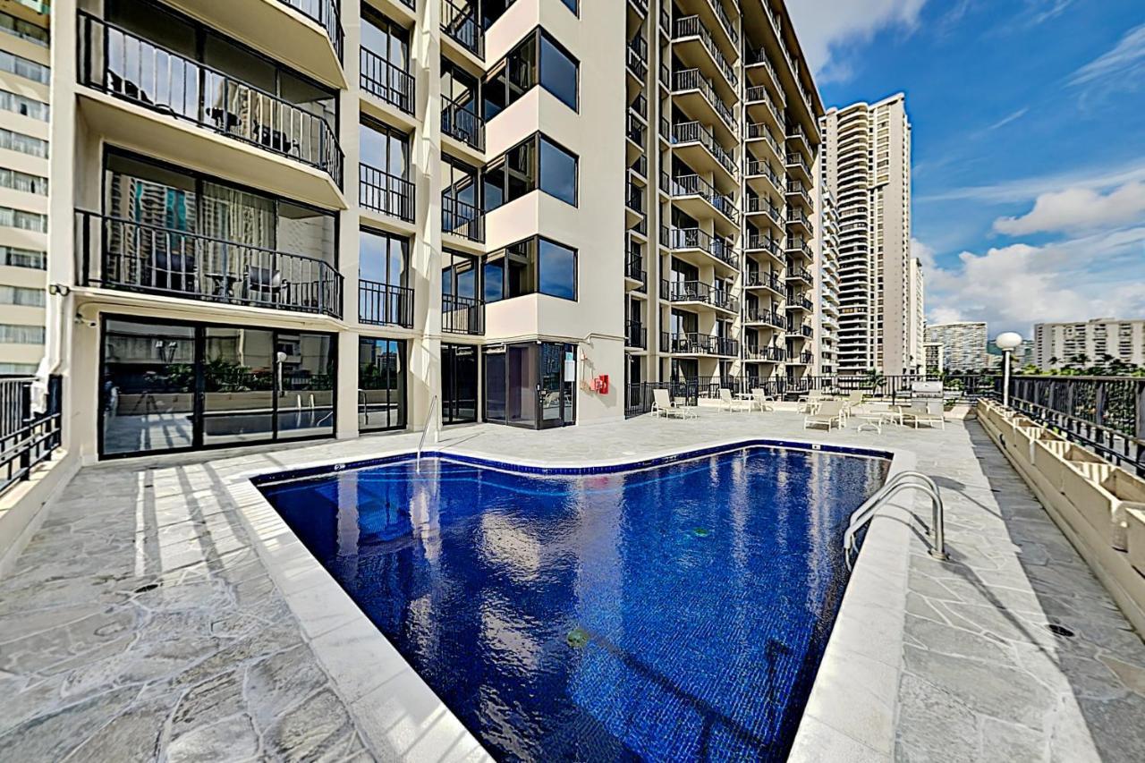 Appartement Aqua Palms Waikiki Ocean View Lanai Parking Included à Honolulu Extérieur photo